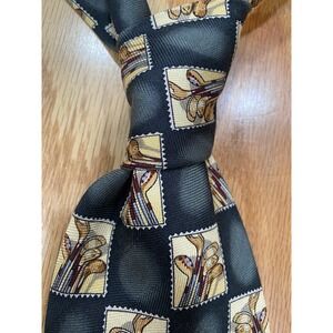 Tommy‎ Bahama 100% SILK Tie Handmade Green Golf Clubs Summer Golf Dad New W/ Tag